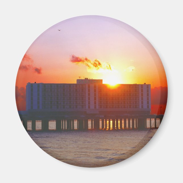 Imán Sunrise At The Flagship Hotel Magnets (Frente)