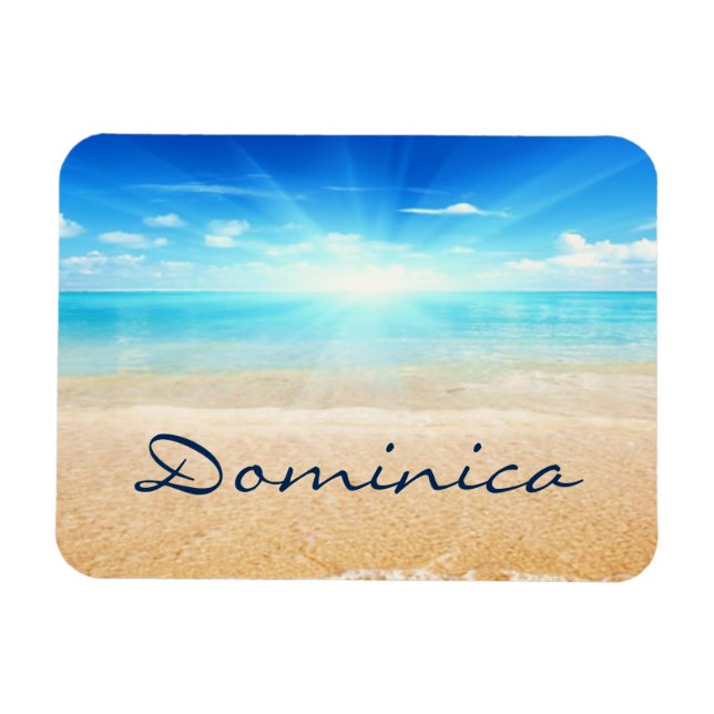 Imán Sunrise Beach Dominica (Horizontal)
