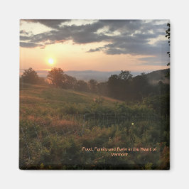 Imán Sunrise in Vermont Magnet