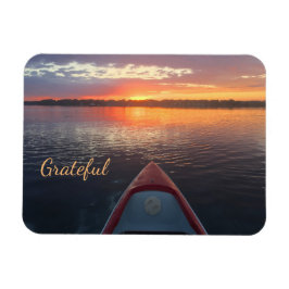 Imán Sunrise Kayak Gratitude