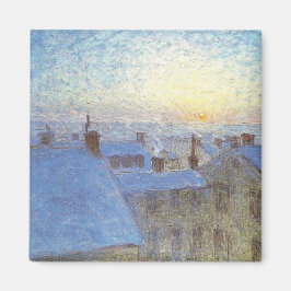 Imán Sunrise over the Rooftops (por Eugène Jansson)