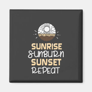 Imán Sunrise Sunburn Sunset