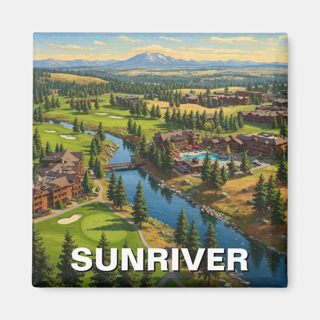 Imán Sunriver Oregon Travel (Frente)