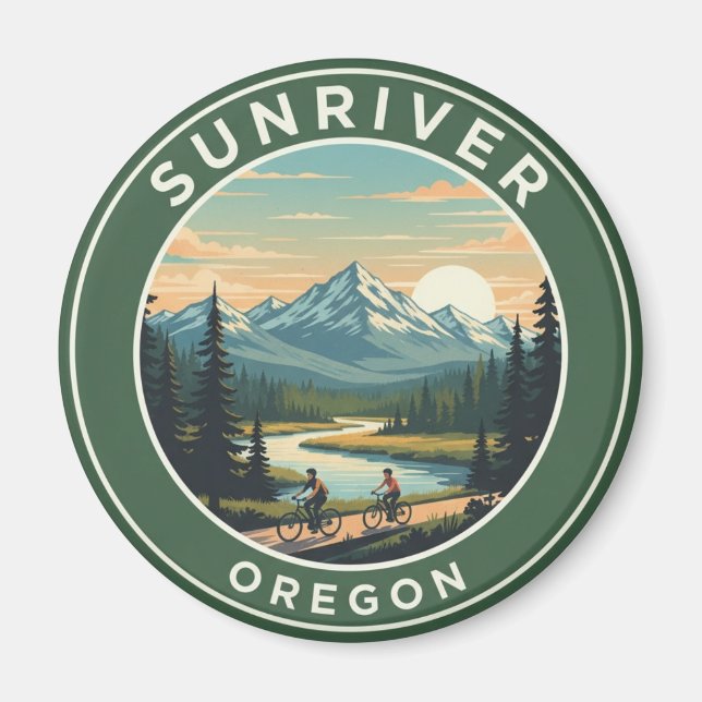 Imán Sunriver Oregon Travel (Frente)