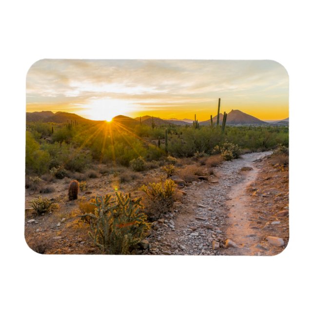 Imán Sunrize Over Arizona Trail (Horizontal)