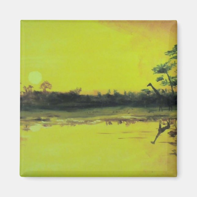 Imán Sunset africano (Frente)