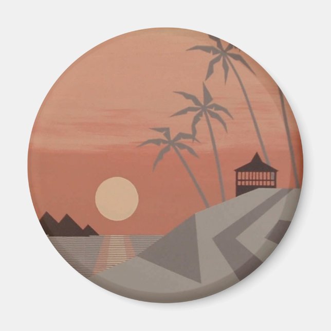 imán SUNSET CABANA (Frente)