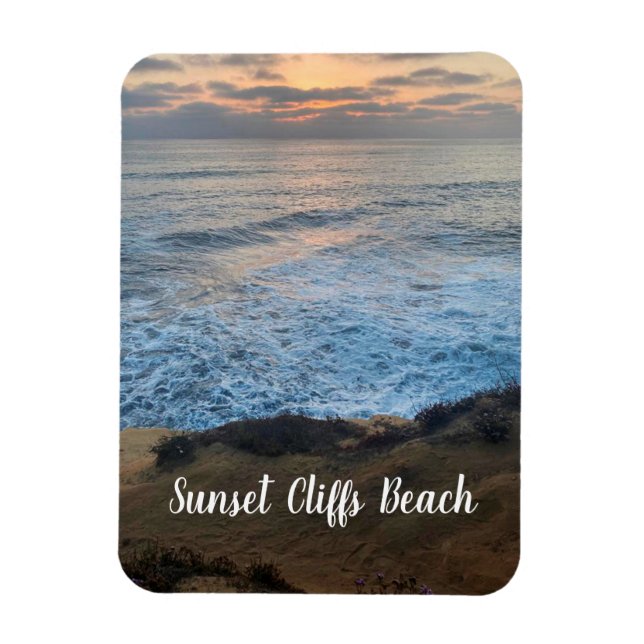 Imán Sunset Cliffs Beach (Vertical)
