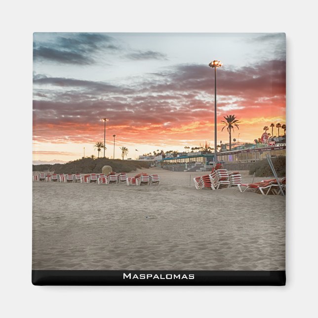 Imán Sunset de Maspalomas (Frente)