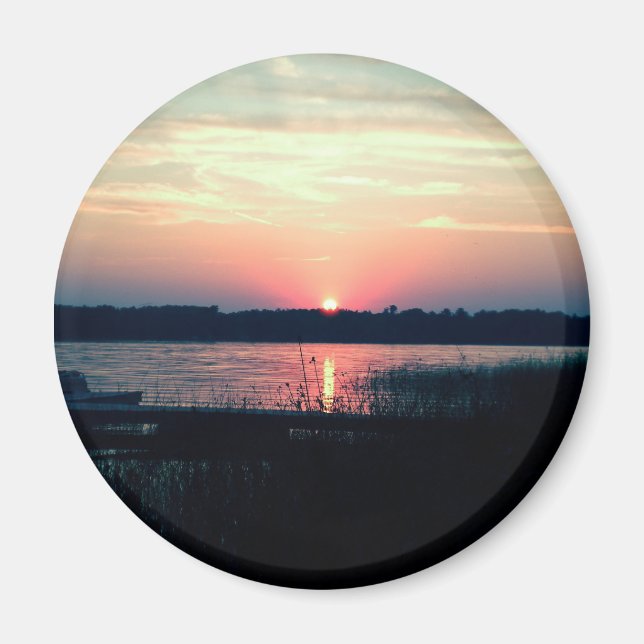 Imán Sunset de Minnesota del Norte (Frente)