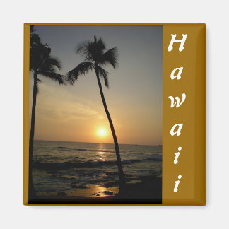 Imán Sunset dorado de Hawái