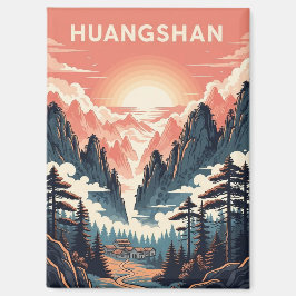 Imán Sunset in Huangshan National Park China