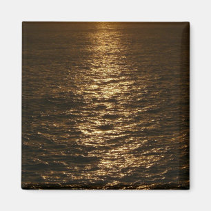 Imán Sunset on the Water Resumen Fotografía del Océano