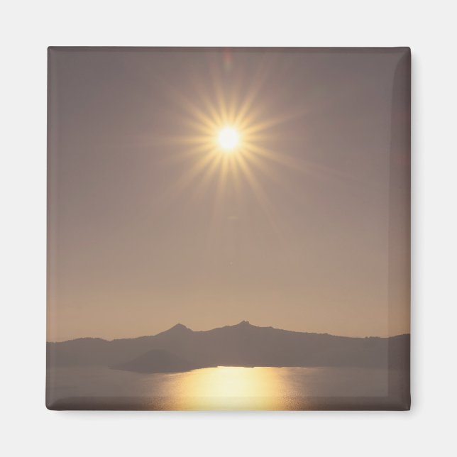 Imán Sunset over Crater Lake (Frente)