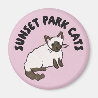 Imán Sunset Park Cats | Magnet | Almond Rescue Cat