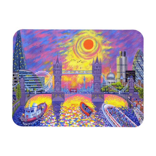 Imán Sunset:Pool De Londres 2013 (Horizontal)