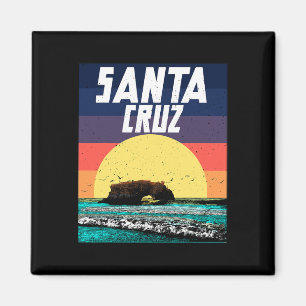 Imán Sunset Rock Bridge Santa Cruz Beach Cali