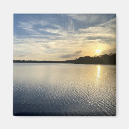 Imán Sunset sobre el lago Wildcat