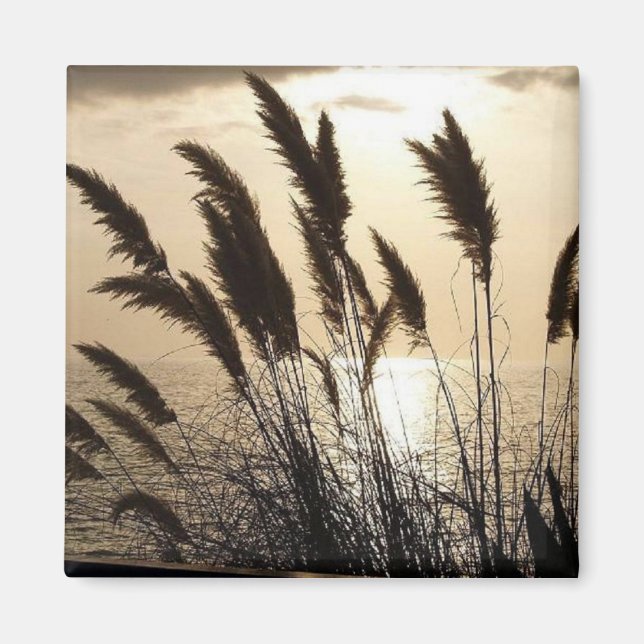 Imán Sunset Square Magnet (Frente)