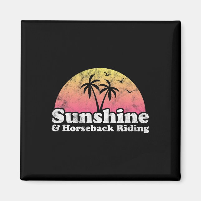 Imán Sunshine and Horseback (Frente)