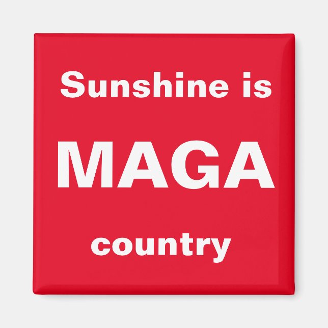 Imán Sunshine es el país de MAGA (Frente)