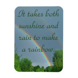 Imán Sunshine & Rain hace un proverbio arcoiris