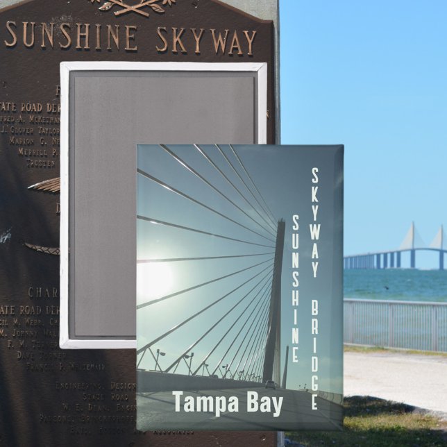 Imán Sunshine Skyway Bridge Tampa Bay Florida (Subido por el creador)