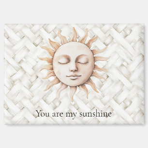 Imán Sunshine Sun White Basket Weev
