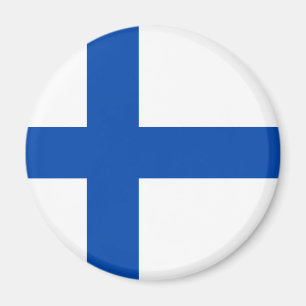 Imán Suomen Lippu - la bandera de Finlandia