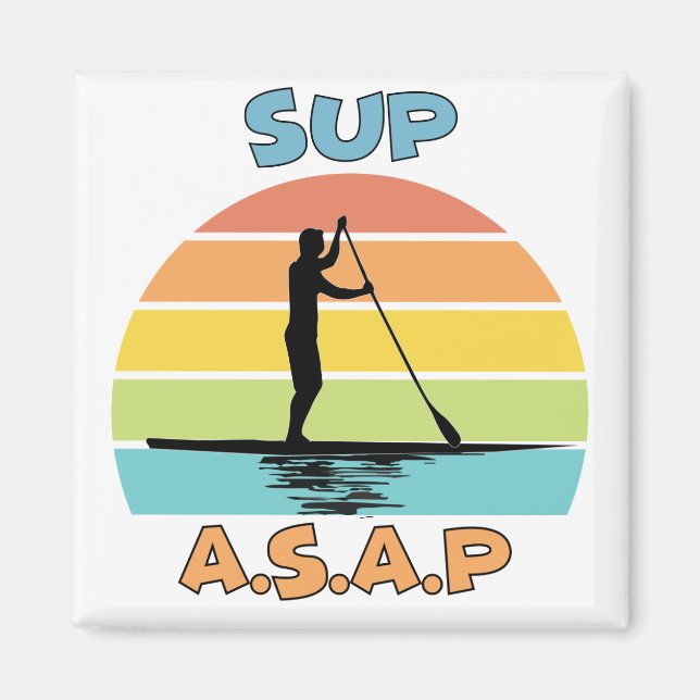 Imán SUP ASAP Stand Up Paddling (Frente)