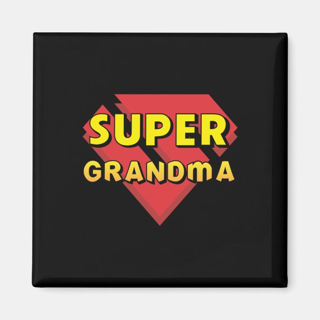 Imán Super Abuela (Frente)
