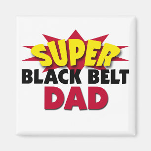 Imán Super Black Belt Dad