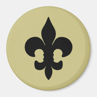 Imán Super Black Fleur de lis