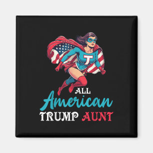 Imán Super Chica Todos los Estados Unidos Trump Tía Pat