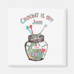 Imán Super Cute "Crochet is my Jam"