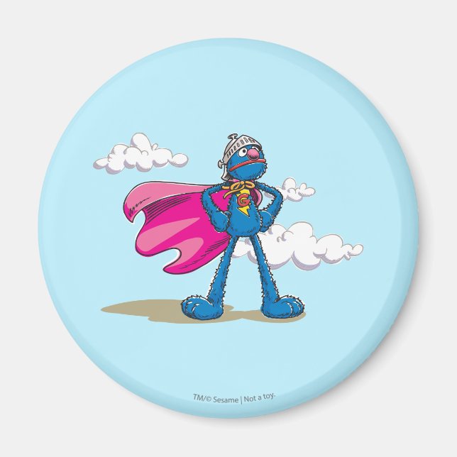 Imán Super Grover (Frente)