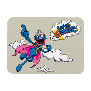 Imán Super Grover de Vintage