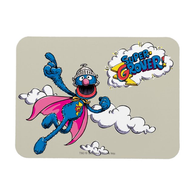 Imán Super Grover de Vintage (Horizontal)