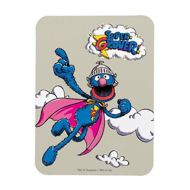 Imán Super Grover Vintage (Vertical)