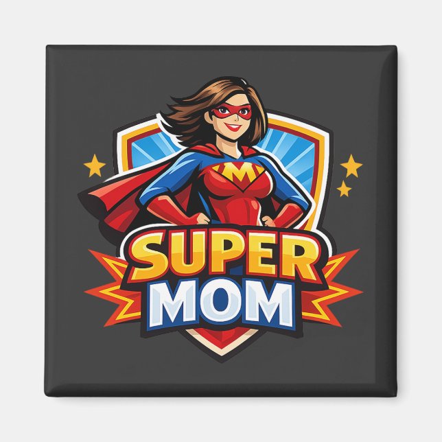 Imán Super Mamá (Frente)