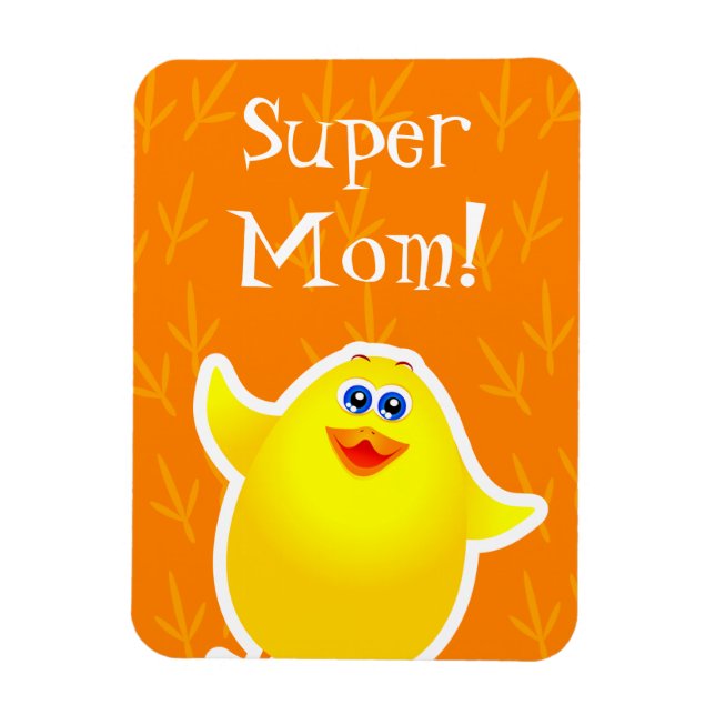 Imán ¡Super Mamá! (Vertical)