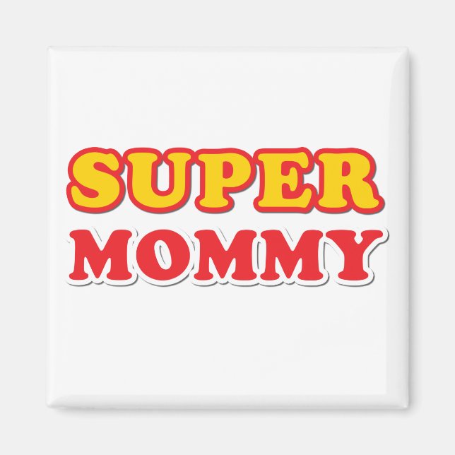 Imán Super Mommy (Frente)