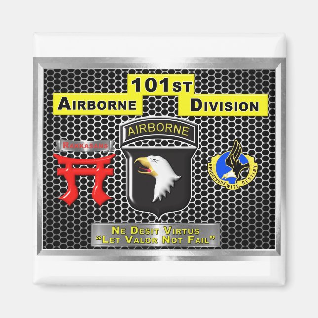 Imán Super Nuevo diseño de la 101ª División Aérea (Frente)