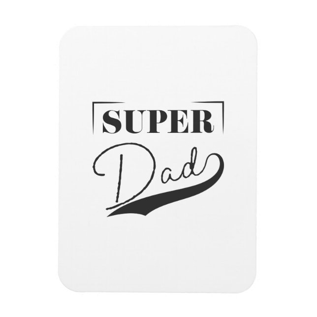 Imán Super Papá (Vertical)