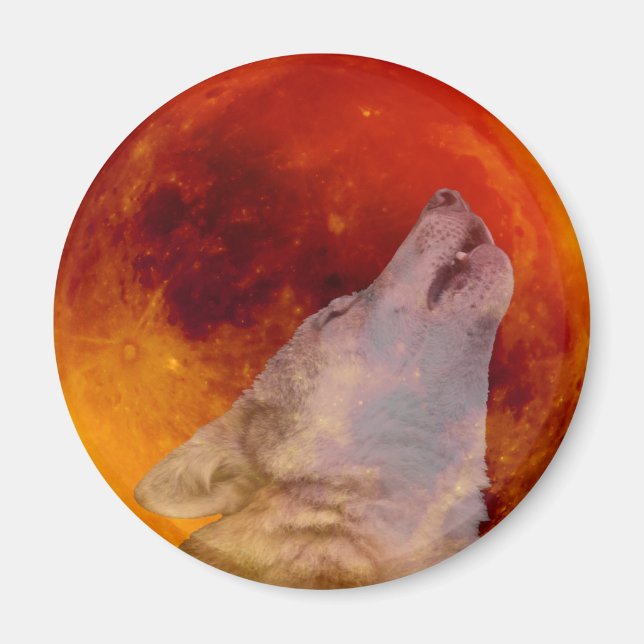 Imán Super Sangre Lobo Luna 2019 (Frente)