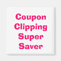 Imán Super Saver de recorte de cupones