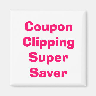 Imán Super Saver de recorte de cupones
