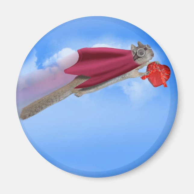 Imán Super Squirrel Valentine Candy (Frente)