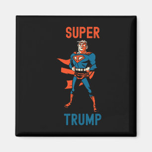 Imán Super Trump Divertido Superhéroe Donald Trump Inau