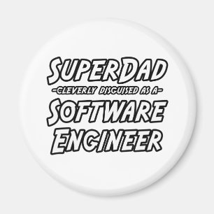 Imán SuperDad... Ingeniero de software